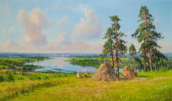 Haymaking season. Zhdanov Vladimir
