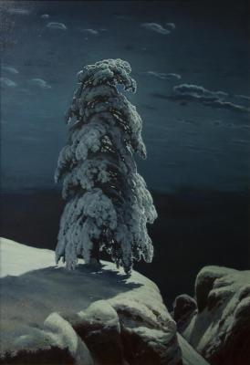 On the wild north (Lonely Pine). Aleksandrov Vladimir