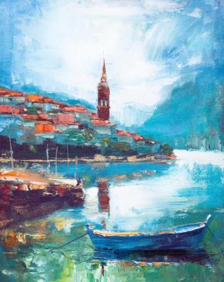 The pier. Perast (Mastikhin Painting). Zueva Marina