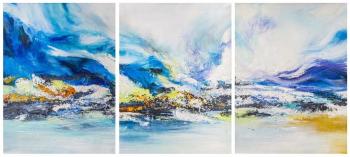 There the winds fly, touching the stars ... Triptych