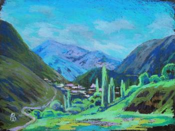 Dagestan. Morning in the Samur River Valley (). Vedeshina Zinaida