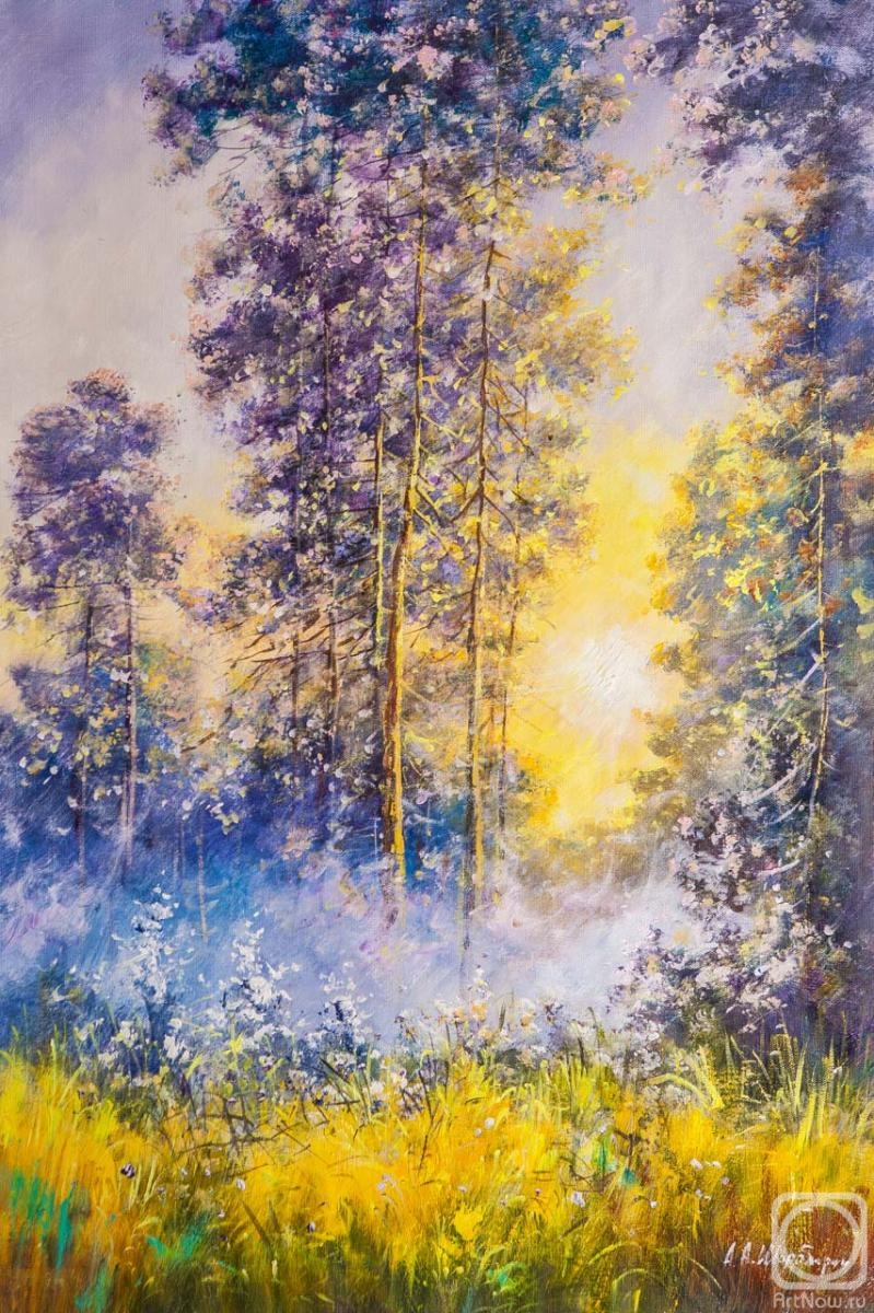 Sharabarin Andrey. The sun is walking in a slumbering forest