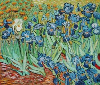 Painting Irises. Smorodinov Ruslan