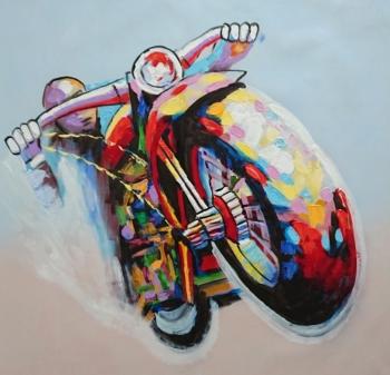 Motorcyclist. Garcia Luis