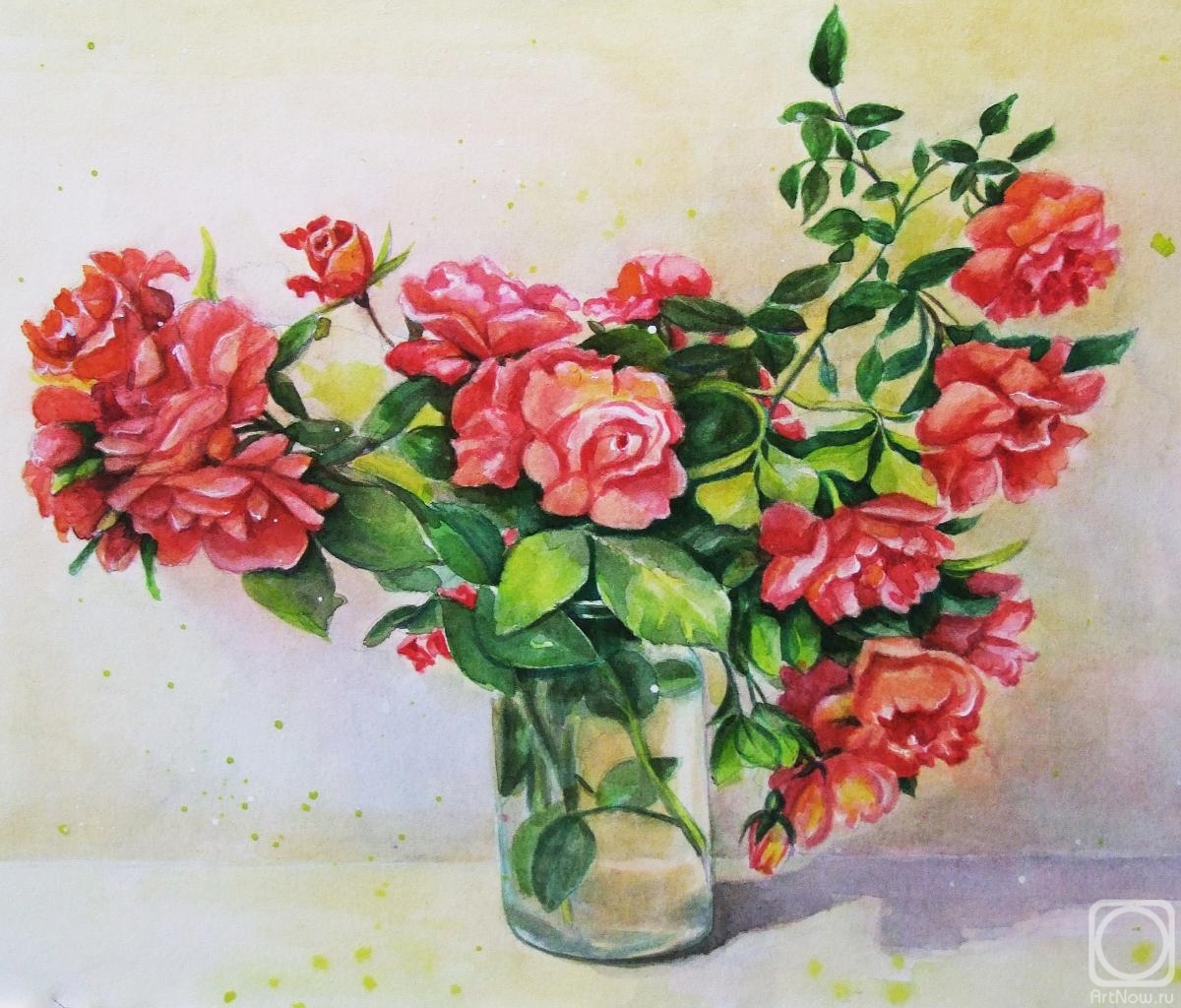 Levina Galina. Pink bouquet