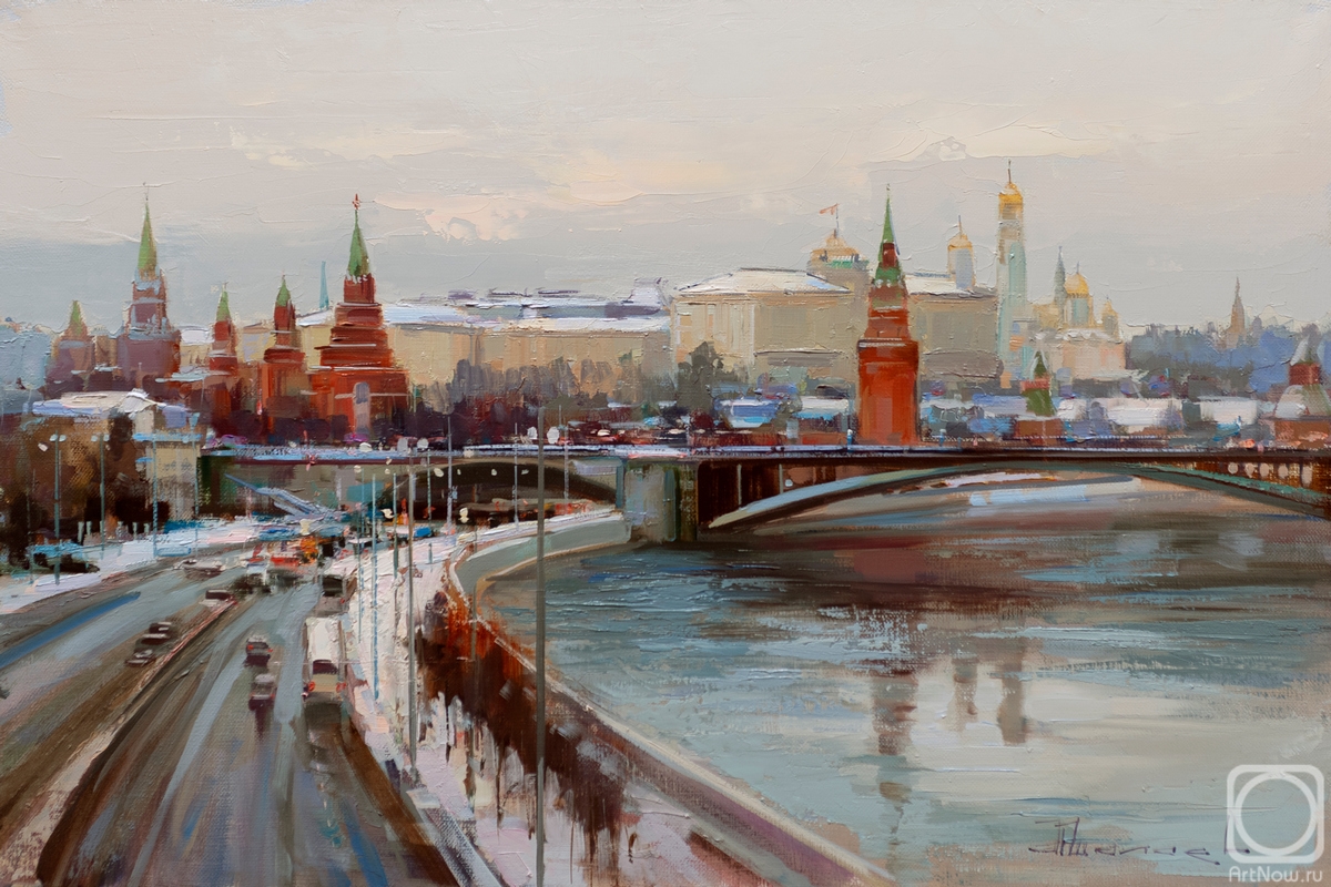 Shalaev Alexey. Moscow. Winter on Borovitsky Hill