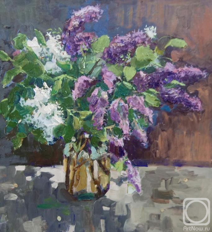Polyakov Arkady. Lilac and butterfly