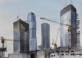 High-rise buildings (Construction Crane). Petrovskaya Irina
