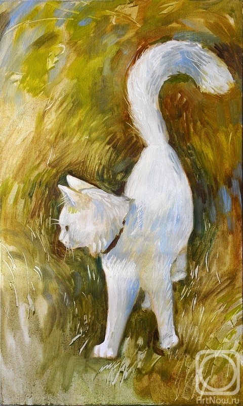 Zhukovskaya Yuliya. White cat