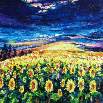 Sunflower field. Nadtochieva Elena