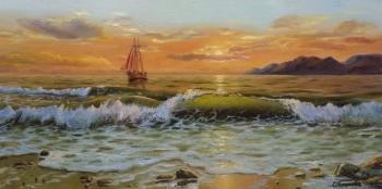 Sunset on the sea (Buy A Picture With The Sea). Tikunova Olga