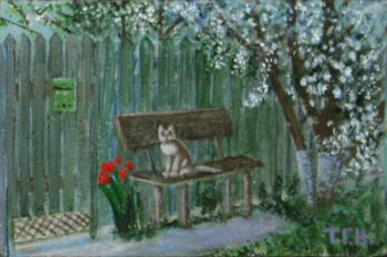 On a bench near my house (Mailbox). Kudryashov Galina