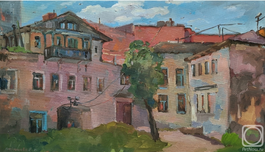 Kleymenova Elena. Courtyard in Tula