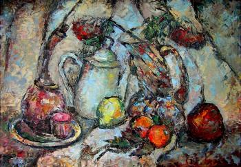 Still life with tangerines (Picture With Fruit). Babkina Natalya