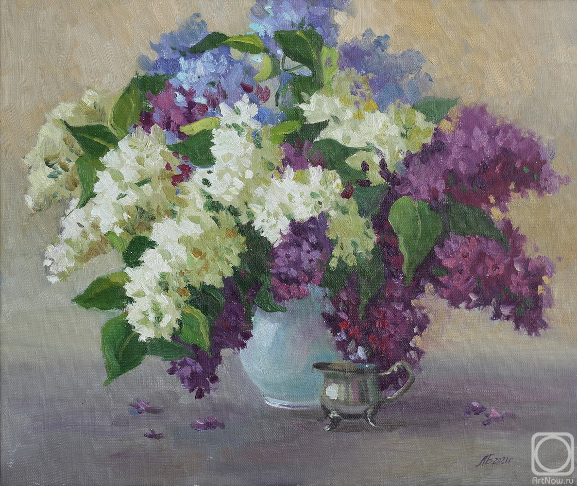 Bychenko Lyubov. Three lilacs