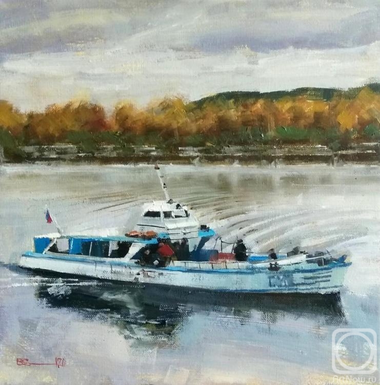 Silantyev Vadim. Autumn. The old boat