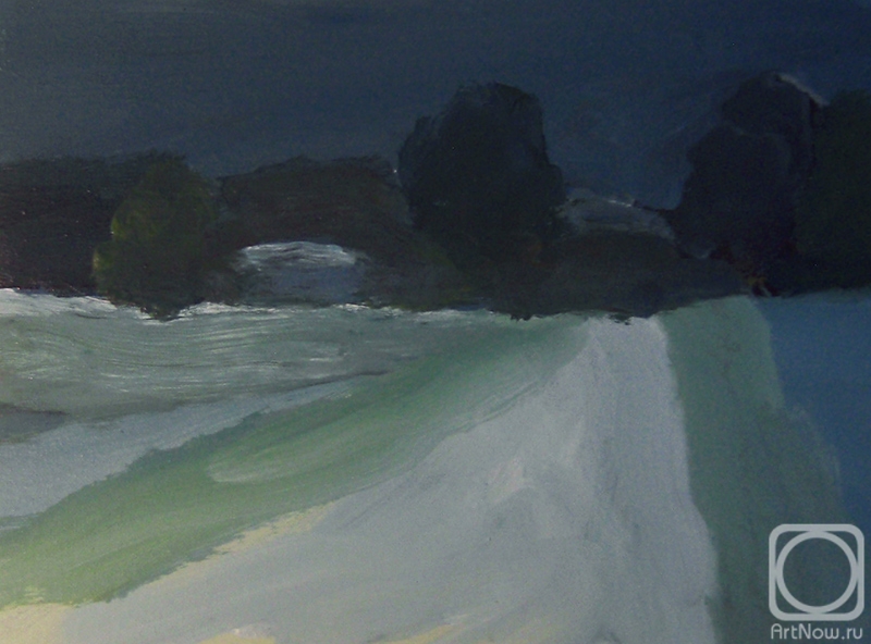 Jelnov Nikolay. Winter road