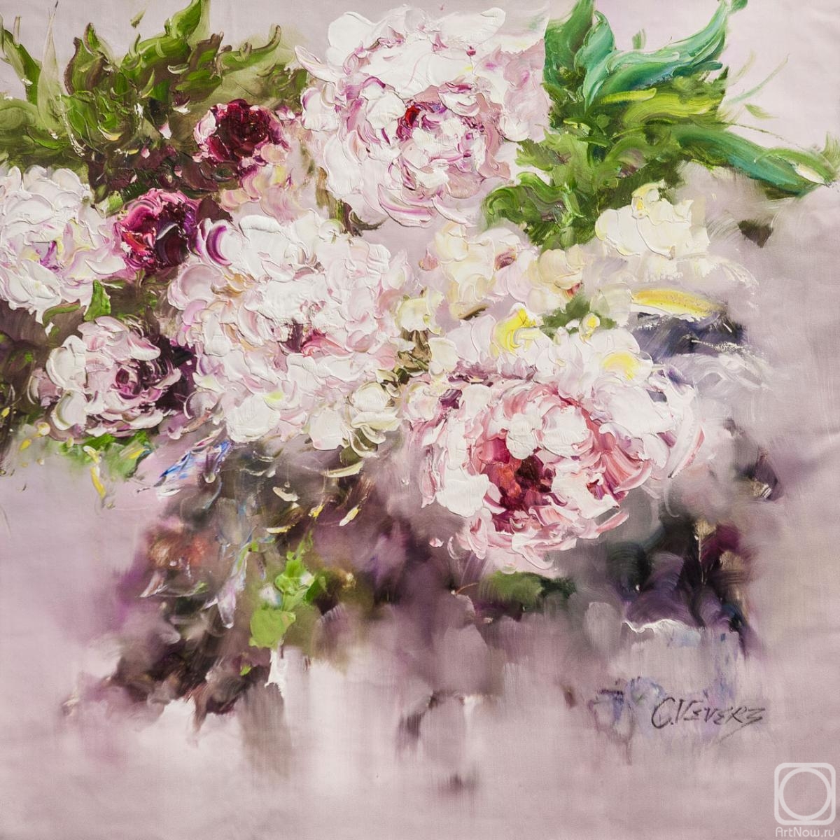 Vevers Christina. White peonies. The magic of color
