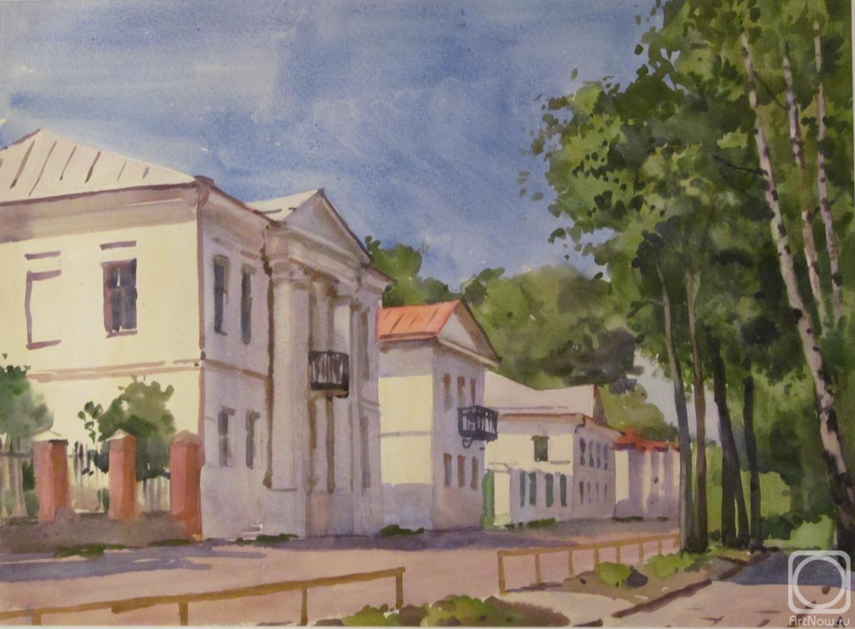 Lapovok Vladimir. Ples. Houses on the embankment