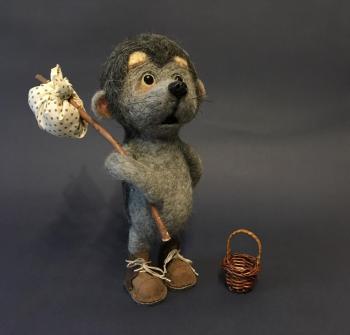Hedgehog (Wool Toy). Knjazeva Svetlana