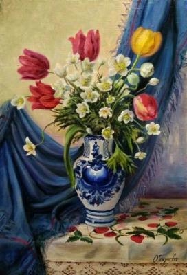 Flowers of May (Vase With Beautiful Flowers). Tikunova Olga