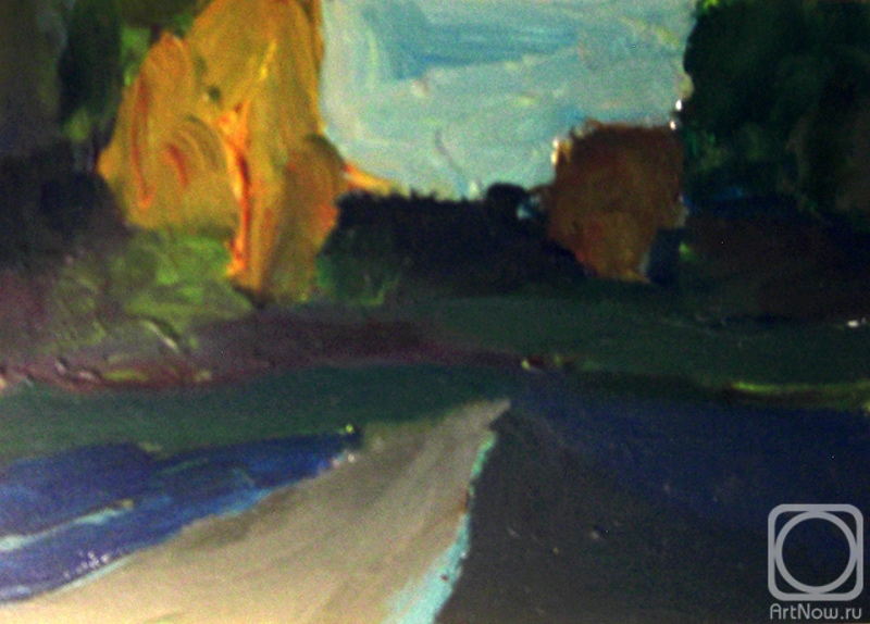 Jelnov Nikolay. Landscape with road