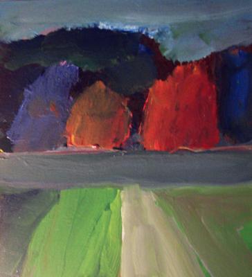 Landscape with forest