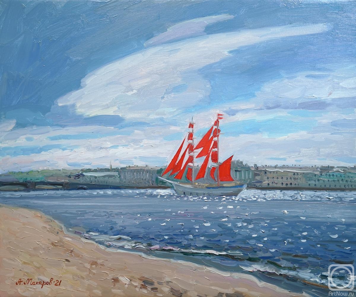 Makarov Anton. Scarlet sails. Light breeze