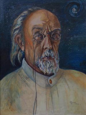Portrait of K. E. Tsiolkovsky. Prostoserdov Nikolay