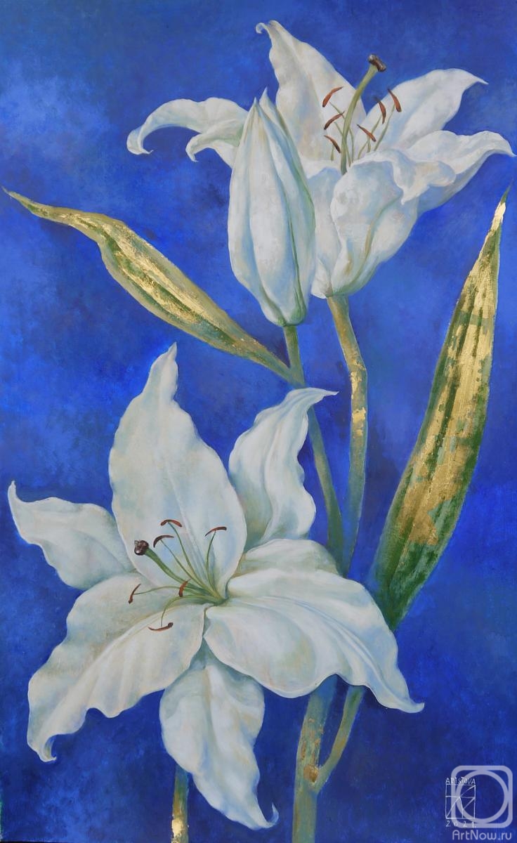 Aristova Maria. The white lily