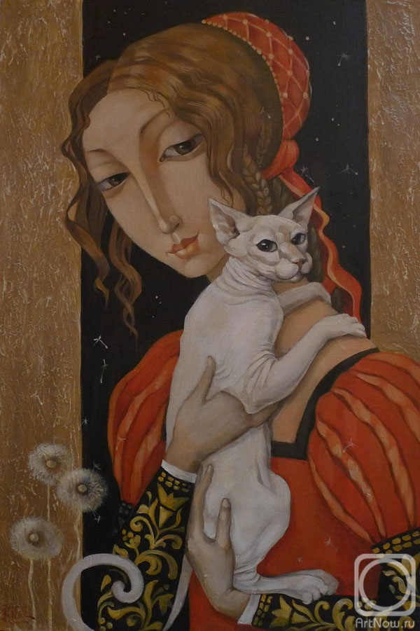 Panina Kira. From the series "The girl and the cat"
