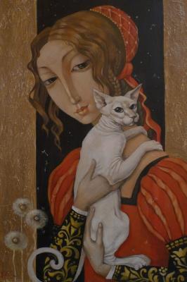 From the series "The girl and the cat". Panina Kira