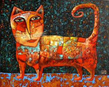 Red cat walk. Sulimov Alexandr