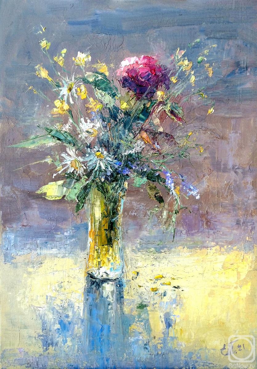 Polyudova Evgeniya. Morning sun in a bouquet