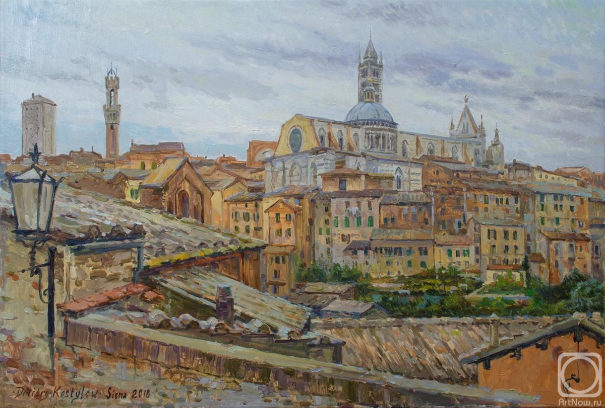 Kostylev Dmitry. View on Siena