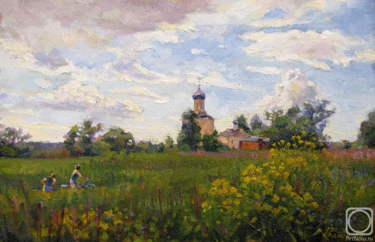 Rodionov Igor. June. Church of the Intercession on the Nerl