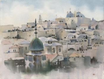 Jerusalem. Roofs
