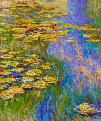 Copy of Claude Monet's painting Water Lilies, N7. Kamskij Savelij