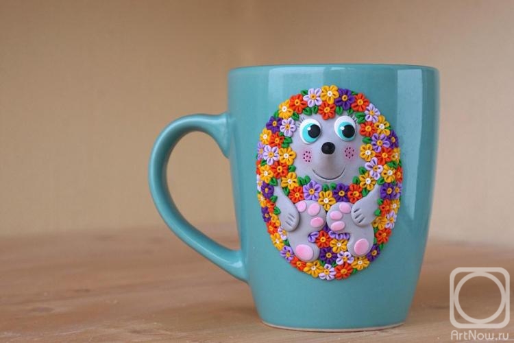 Konyaeva Olga. Flower Hedgehog Mug