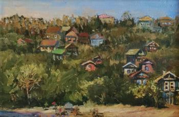 Mountain with houses. Ivanova Svetlana