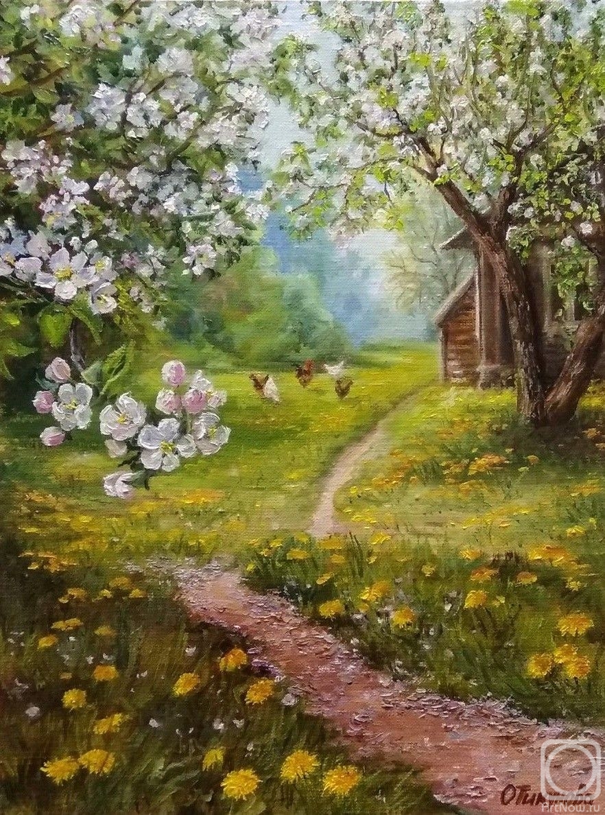 Tikunova Olga. Apple blossom