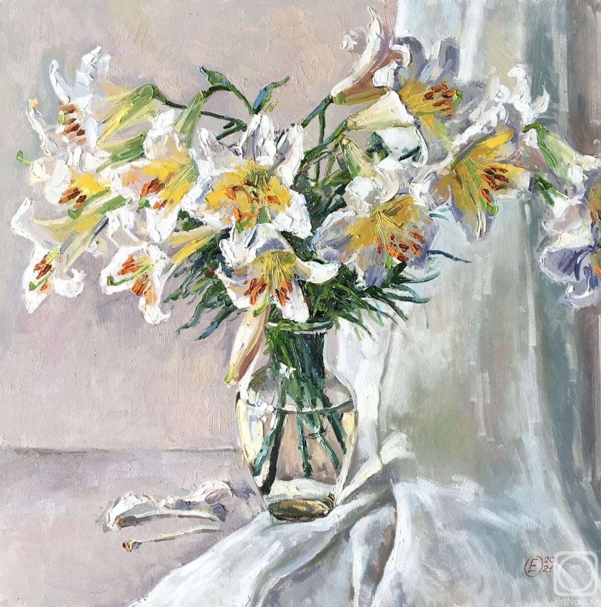 Ostrovskaya Elena. Lilies heady fragrance