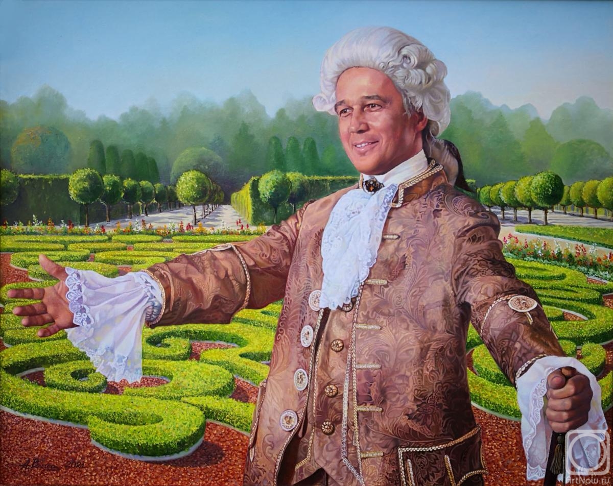 Vlasov Andrej. Portrait of Dr. M.Utishev