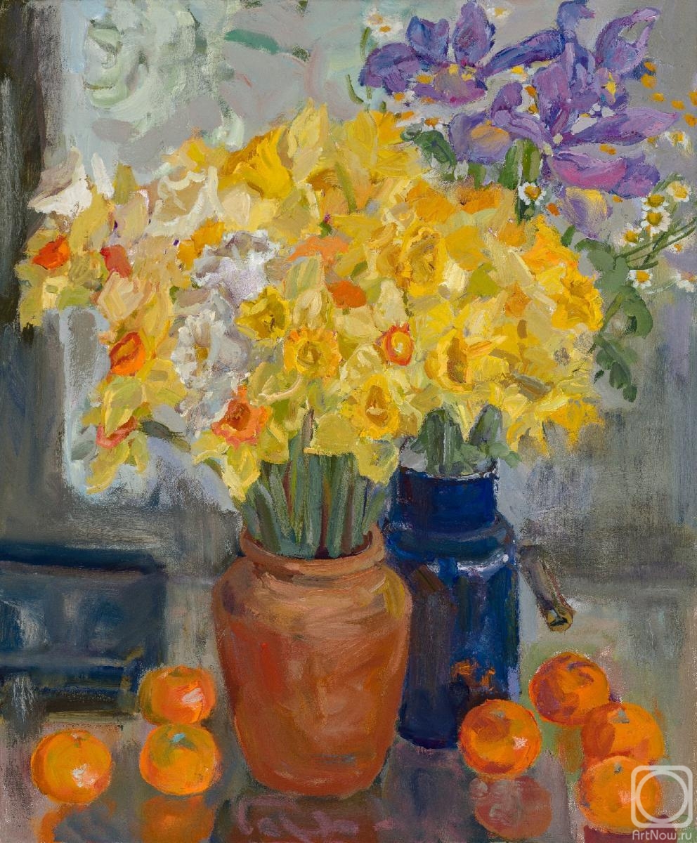 Blinkova Anzhela. A bouquet of daffodils