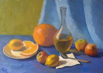 Still life with fruit (A Pleasant Color Combination). YAtsenko Artur