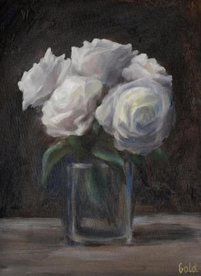 White roses. Goldstein Tatyana