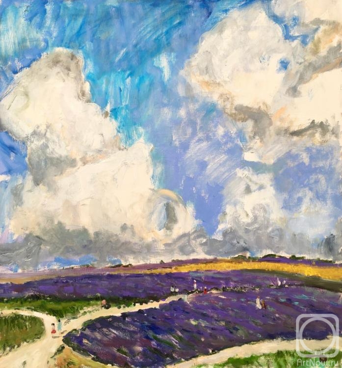Dymant Anatoliy. Above the lavender field