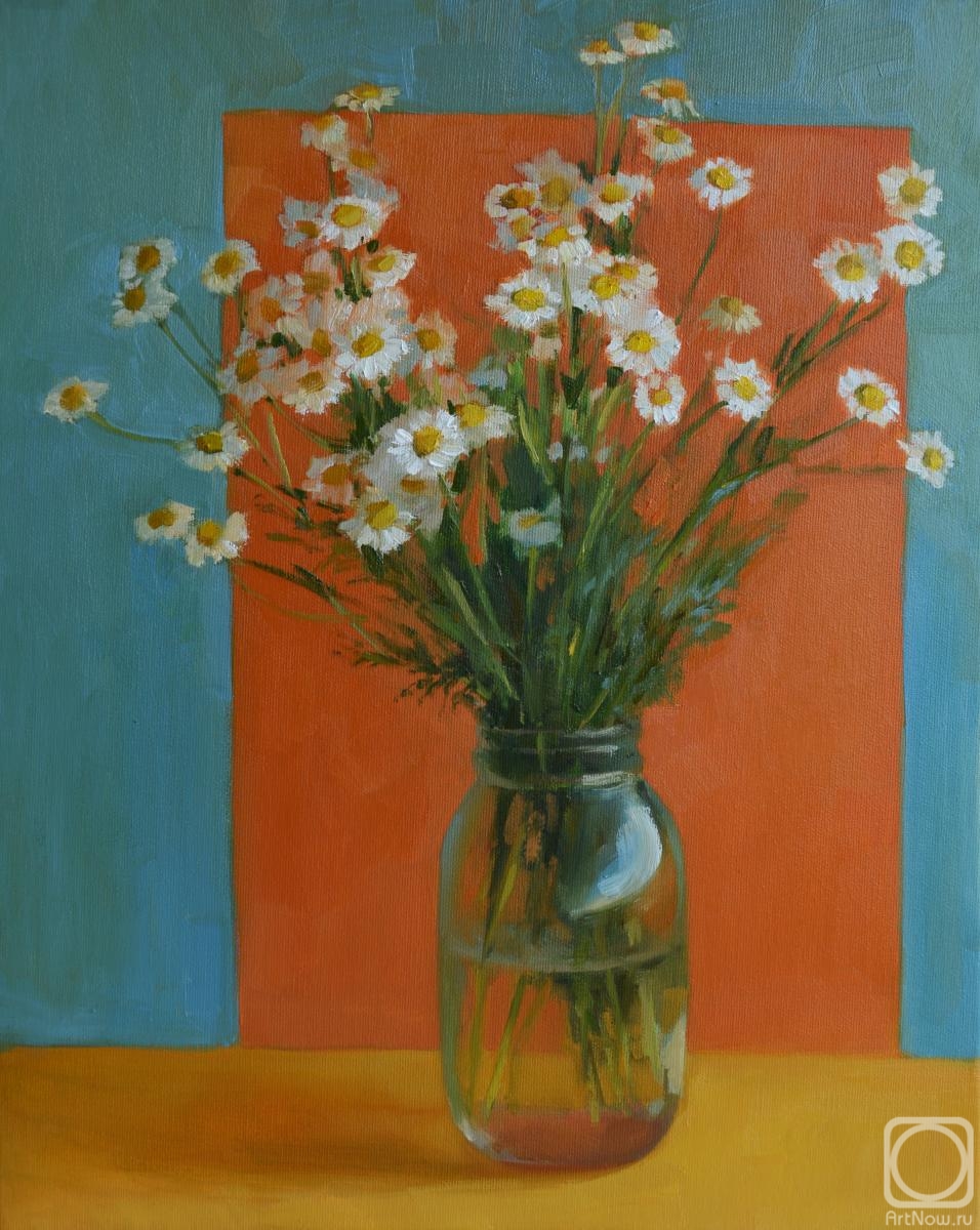Rohlina Polina. Bouquet of daisies
