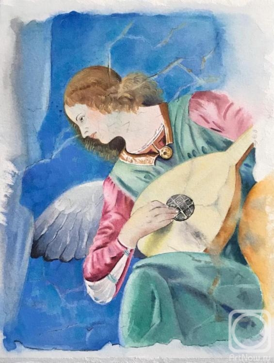 Ivanova Olga. Angel with a lute by Melozzo da Forli