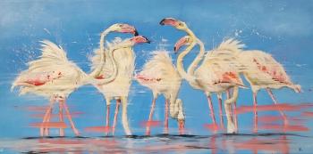 Flamingos. Litvinov Andrew